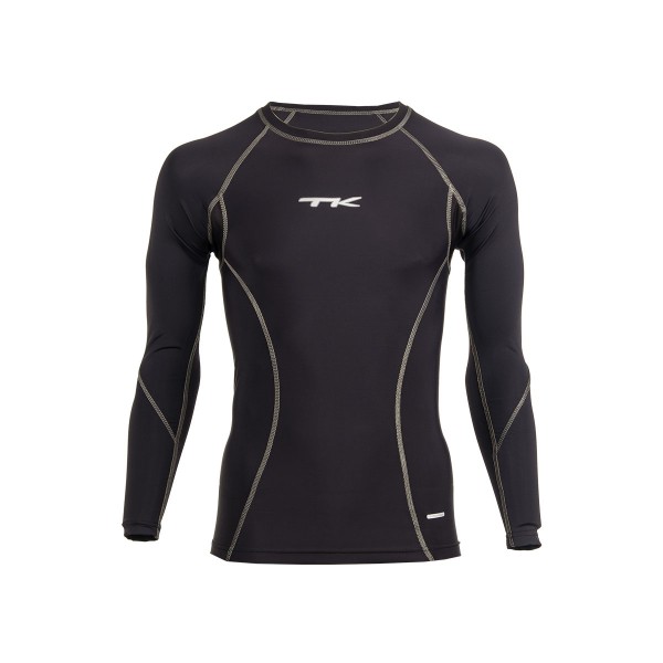 UNDERSHIRT LANGARM, SCHWARZ, L